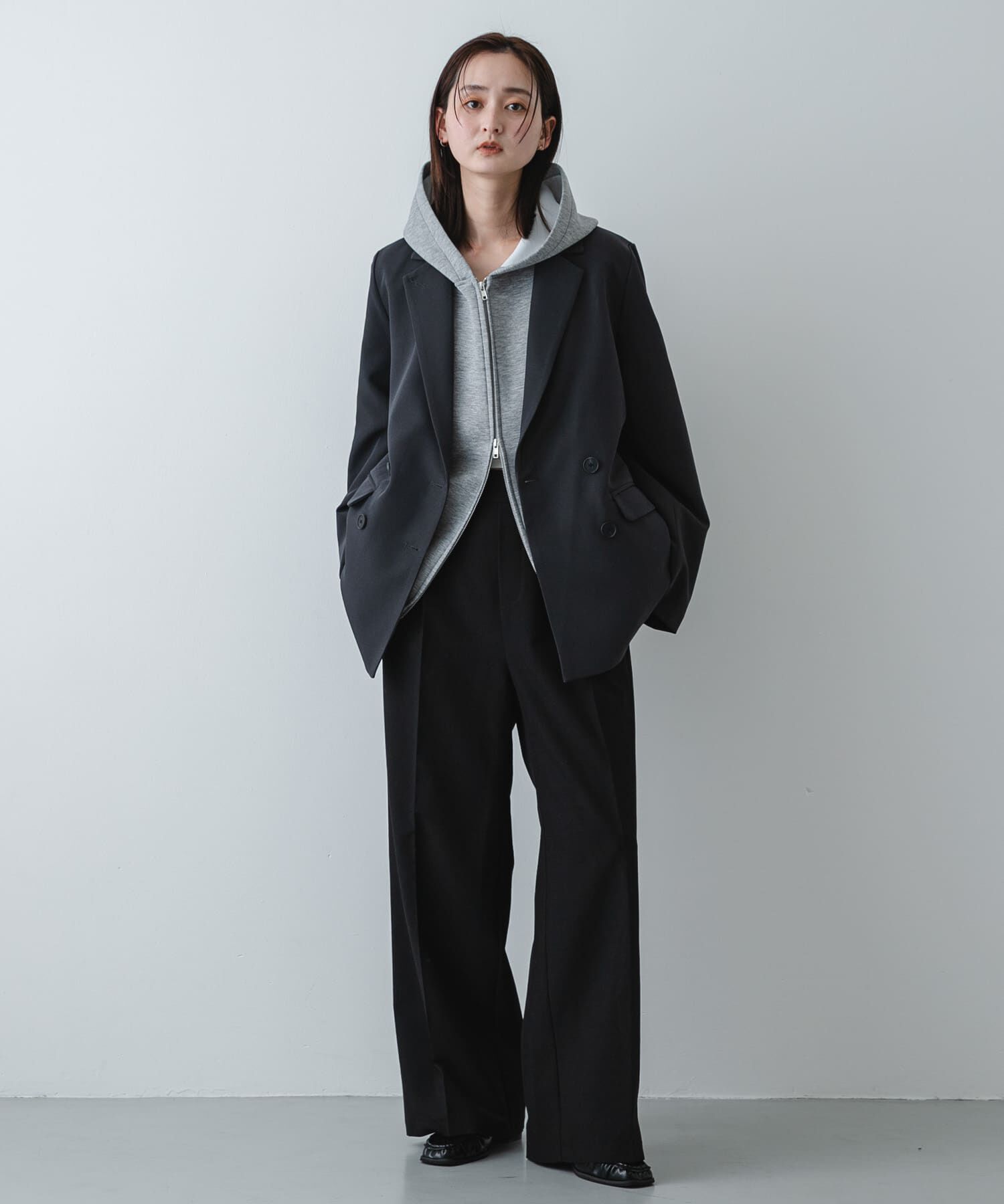 SENSE OF PLACE by URBAN RESEARCH「コクーンスリーブZIPパーカー」|パーカー|