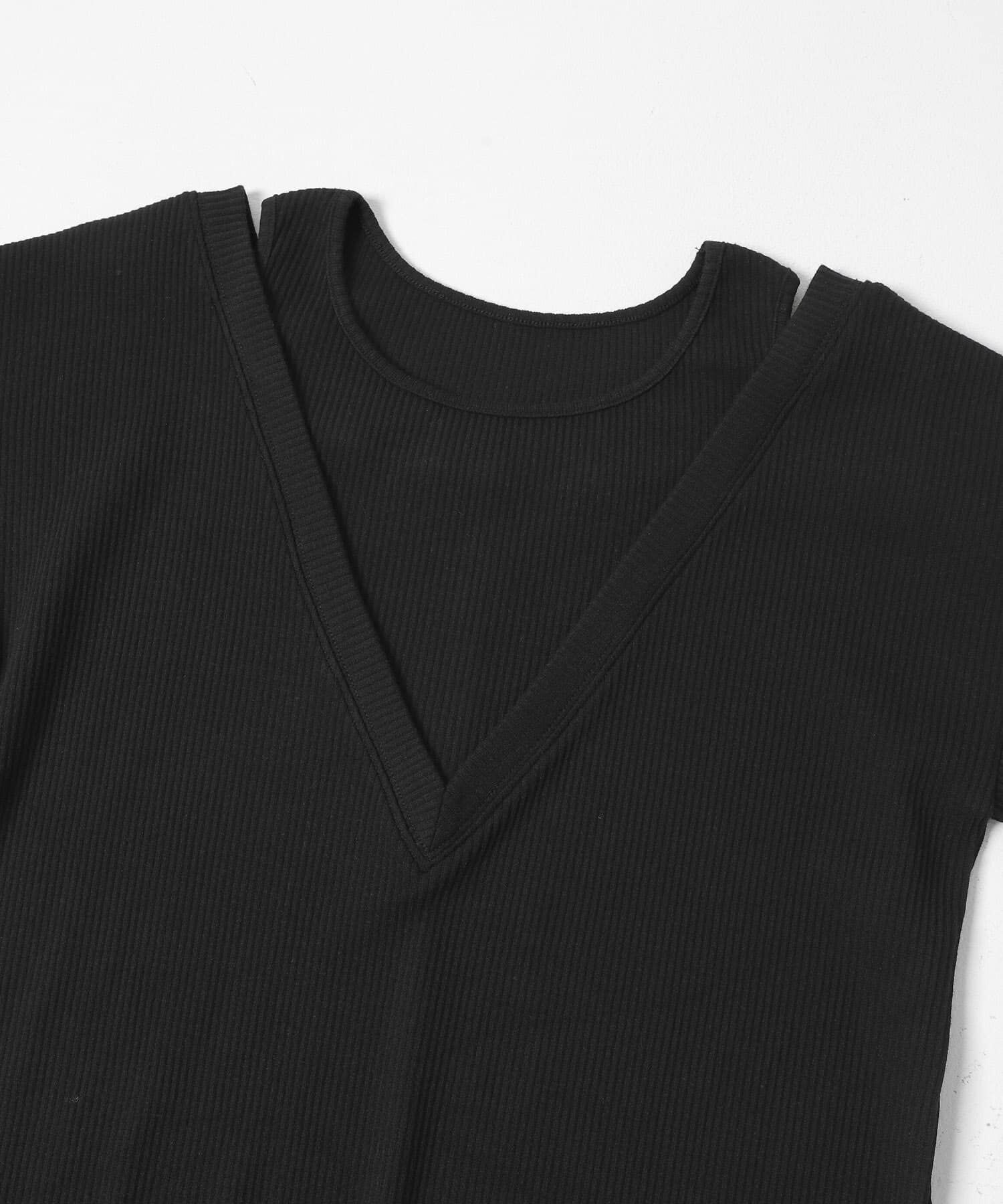 SENSE OF PLACE by URBAN RESEARCH「レイヤードネックリブワンピース」|ワンピース|