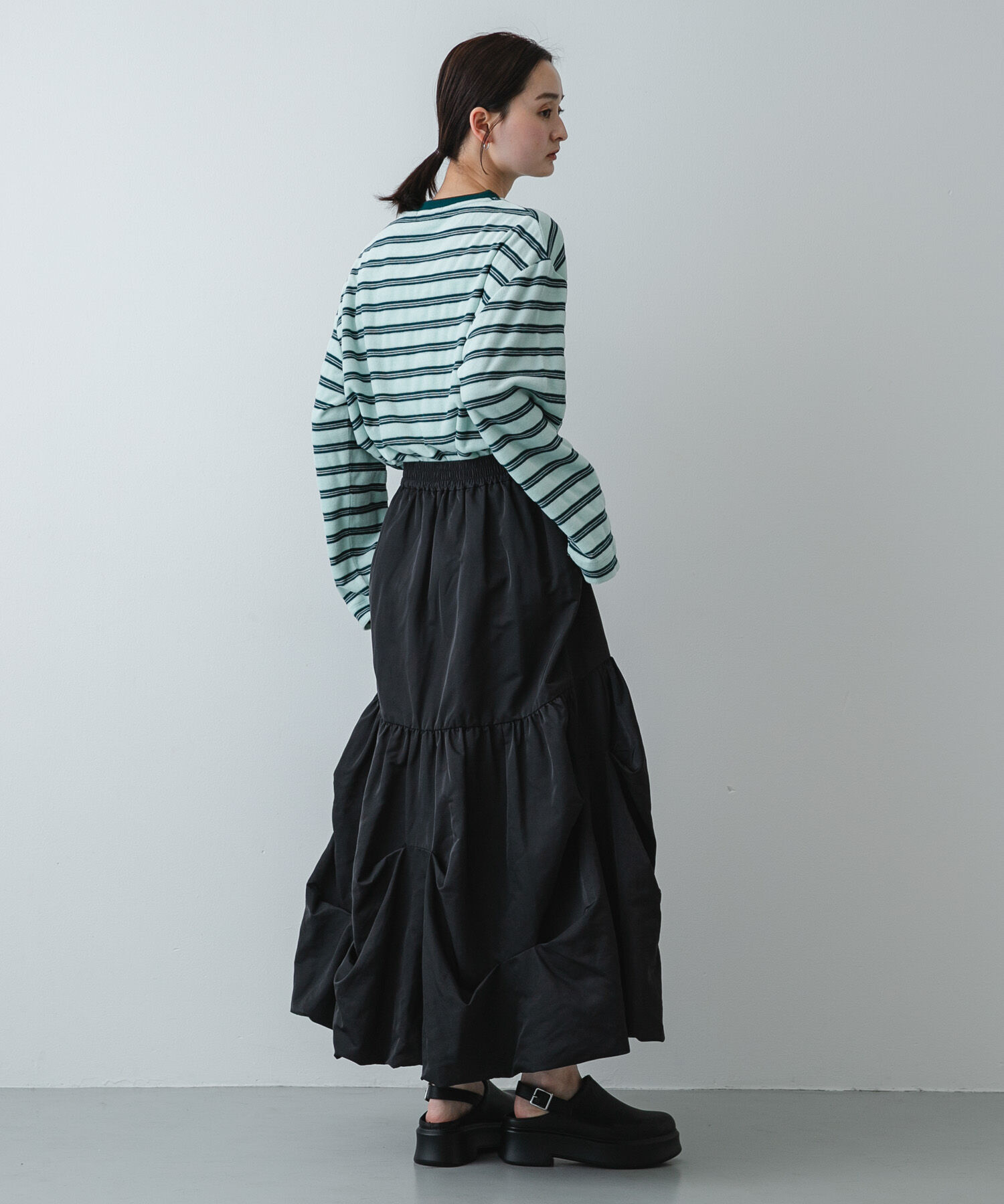 SENSE OF PLACE by URBAN RESEARCH「ベロアボーダーTシャツ」|Tシャツ・カットソー|