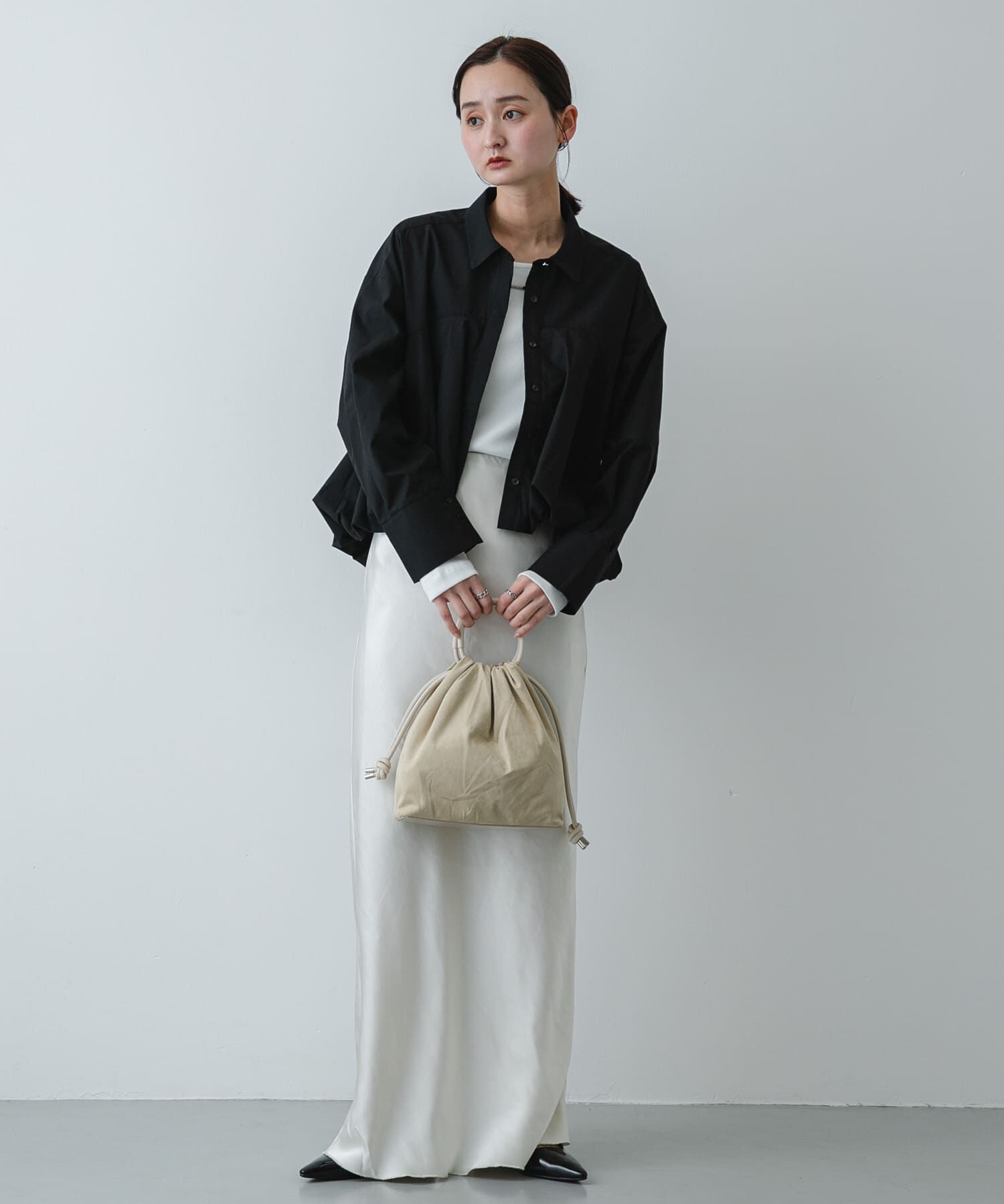 SENSE OF PLACE by URBAN RESEARCH「『イージーケア』シルバーボタンバルーンシャツ」|シャツ・ブラウス|