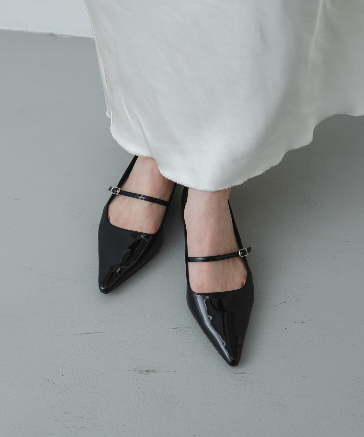 SENSE OF PLACE by URBAN RESEARCH「『抗菌』ポインテッドフラットパンプス」|パンプス|