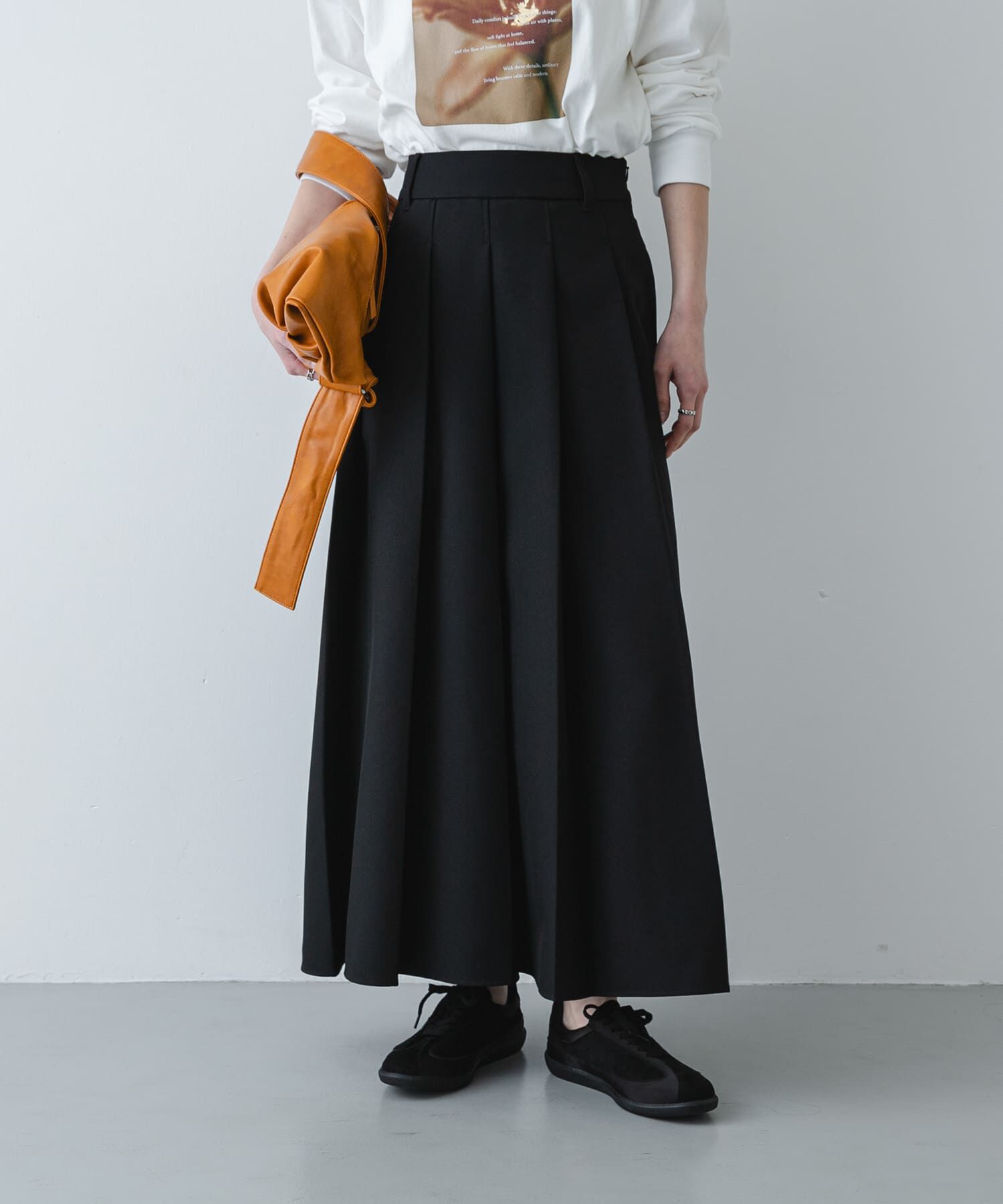 SENSE OF PLACE by URBAN RESEARCH「『撥水/防花粉』SKINProofフロントプリーツスカート」|スカート|