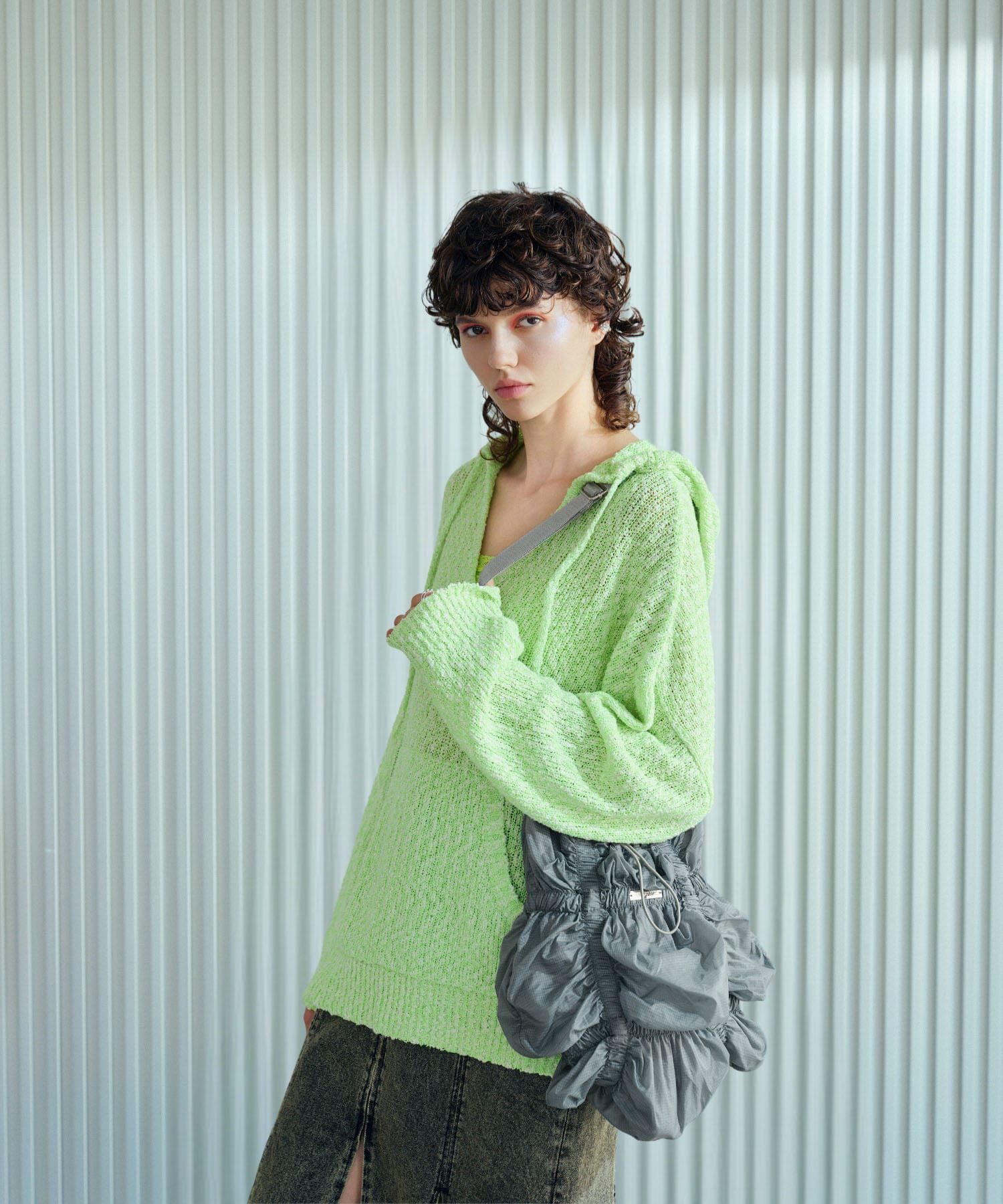 SENSE OF PLACE by URBAN RESEARCH「ANNA SUI NYC　シャーリングショルダーシアーバッグ」|ショルダー・メッセンジャー|