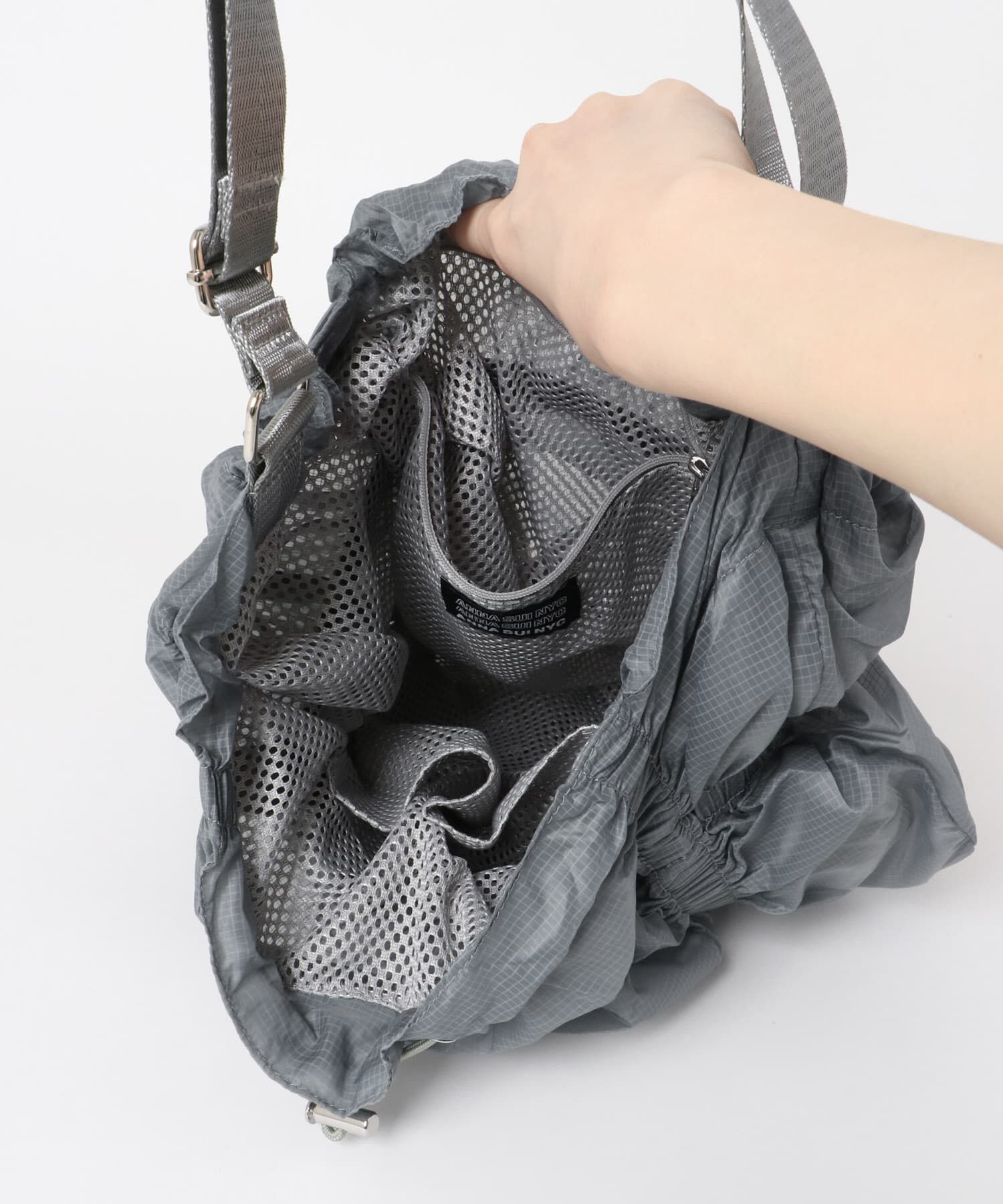 SENSE OF PLACE by URBAN RESEARCH「ANNA SUI NYC　シャーリングショルダーシアーバッグ」|ショルダー・メッセンジャー|