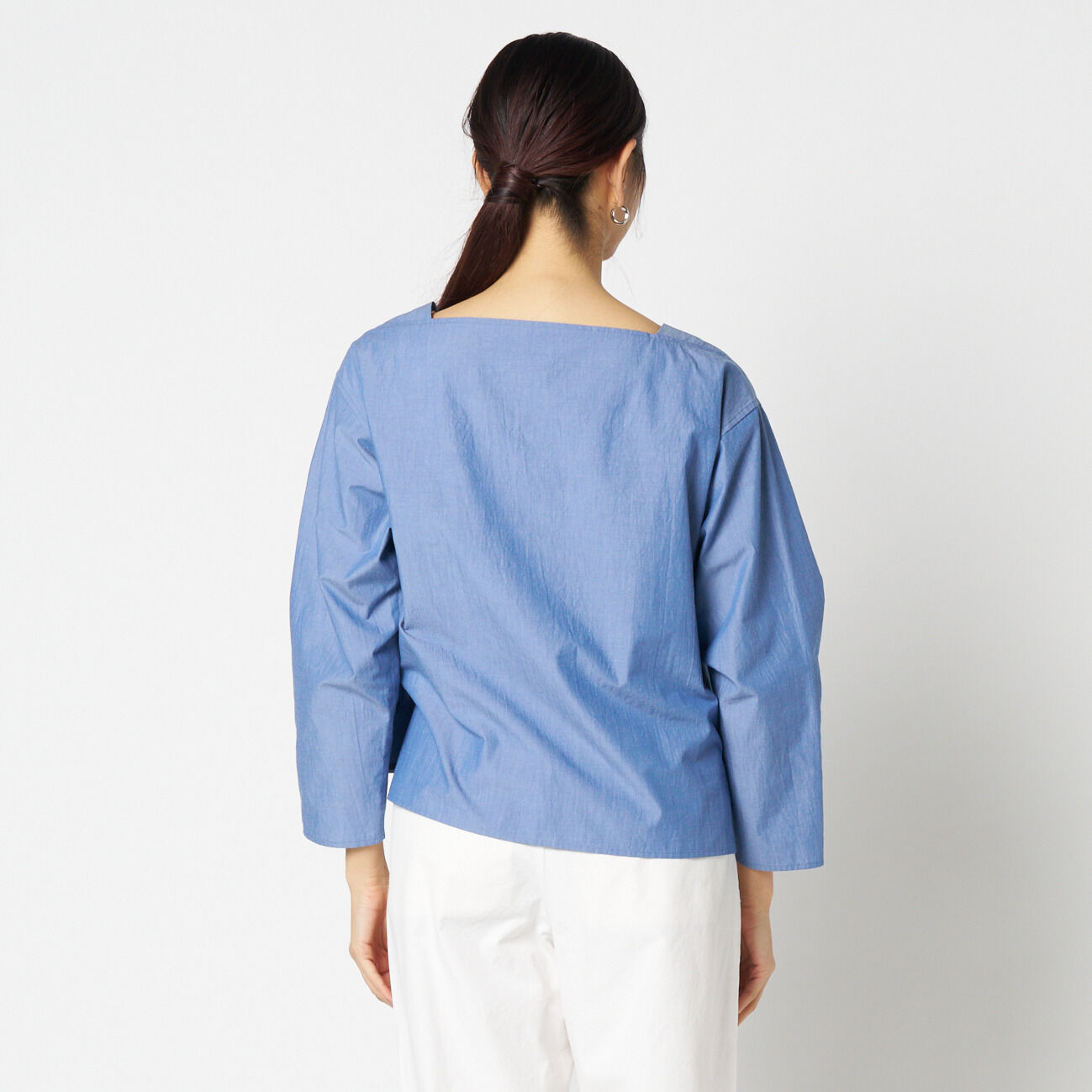 HELIOPOLE「HELIOPOLE SQUARE NECK PULLOVER」|シャツ・ブラウス|