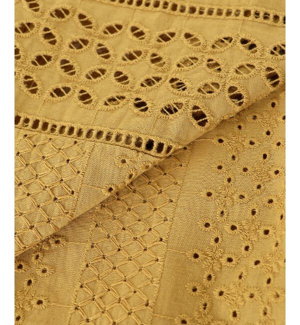 le.coeur blanc「《手洗い可能》カットワークレースドルマンブラウス」|シャツ・ブラウス|