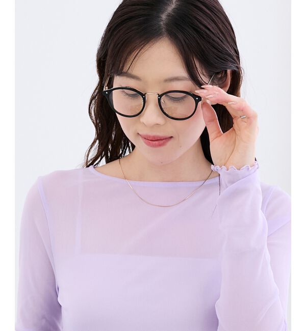  「メタルパーツ調光サングラス」|サングラス|