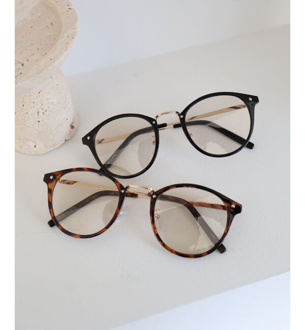  「メタルパーツ調光サングラス」|サングラス|