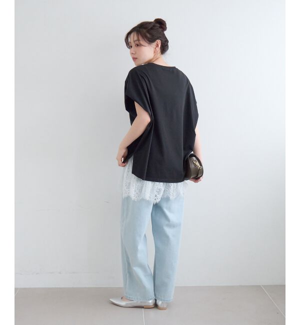  「《WEB限定アイテム》レースレイヤードスカート（付け裾)」|その他|