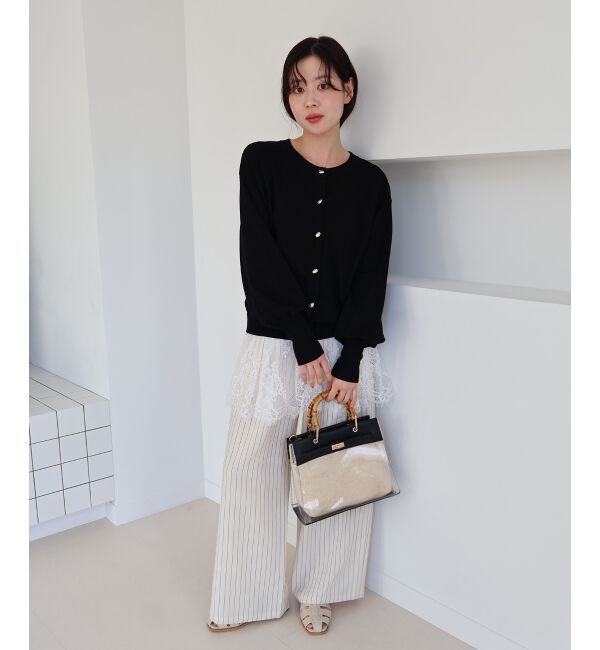  「《WEB限定アイテム》レースレイヤードスカート（付け裾)」|その他|