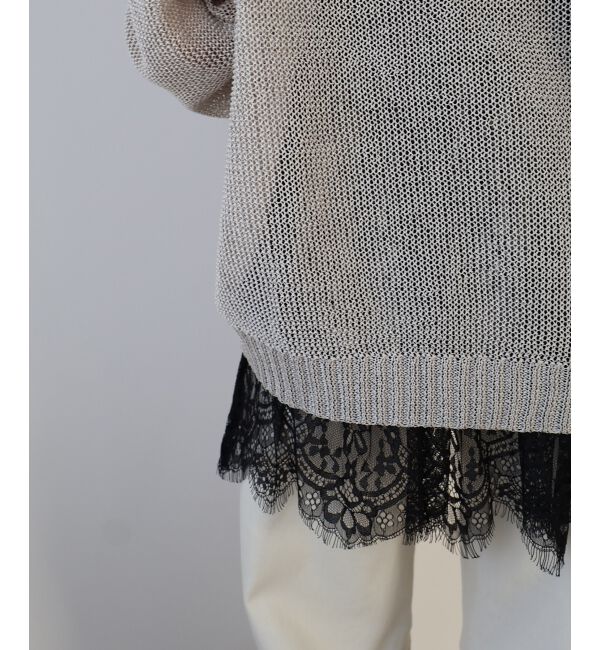  「《WEB限定アイテム》レースレイヤードスカート（付け裾)」|その他|