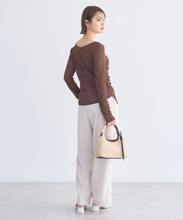 earth music&ecology「アソートツータックベルトパンツ」|その他|