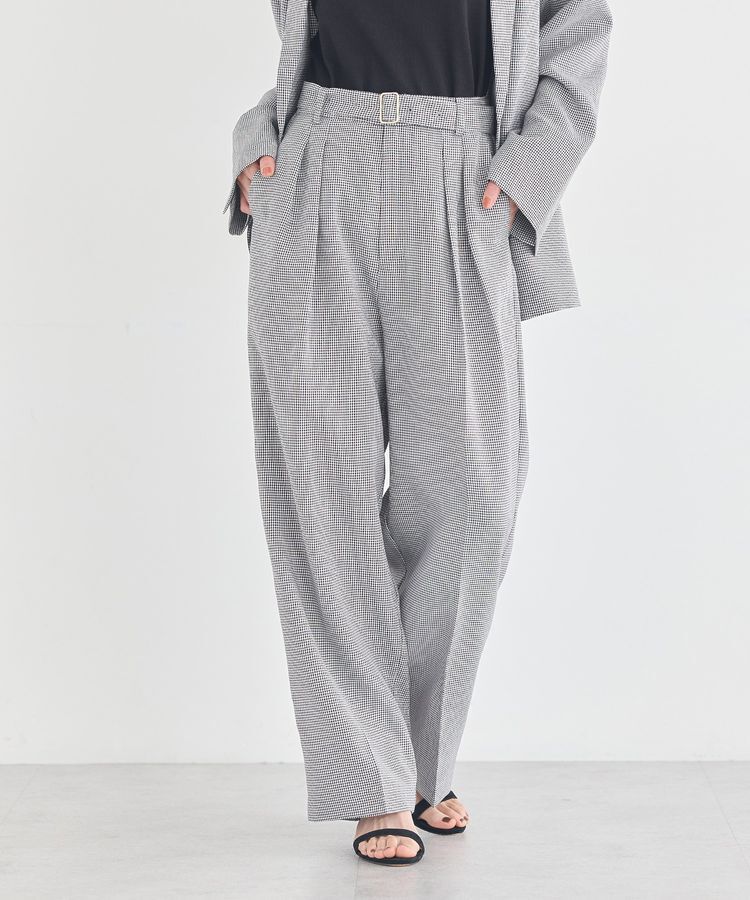 earth music&ecology「アソートツータックベルトパンツ」|その他|