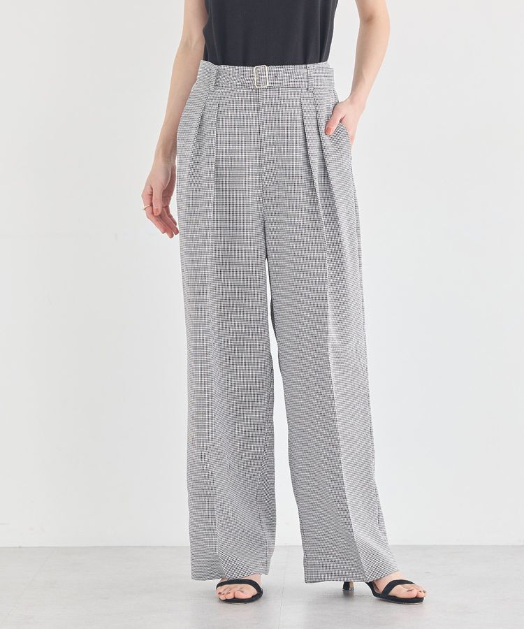 earth music&ecology「アソートツータックベルトパンツ」|その他|