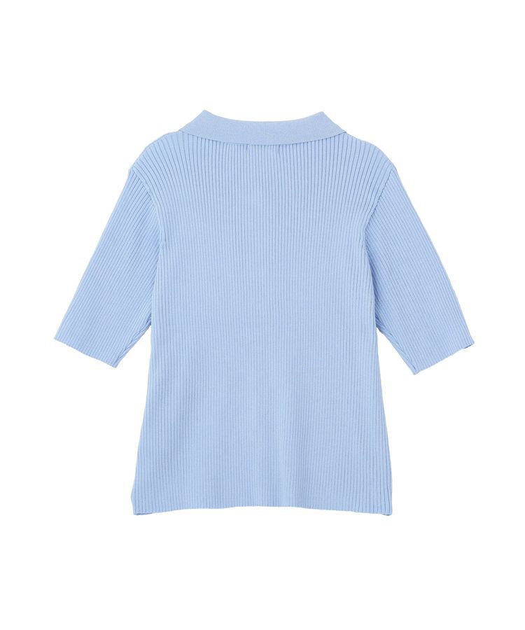 earth music&ecology「ミニフリルポロカーディガン」|カーディガン|