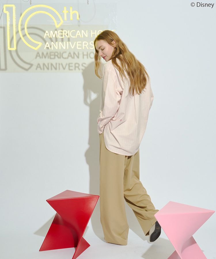 AMERICAN HOLIC「【Mickey&Friends】ボタンダウンシャツ」|シャツ・ブラウス|