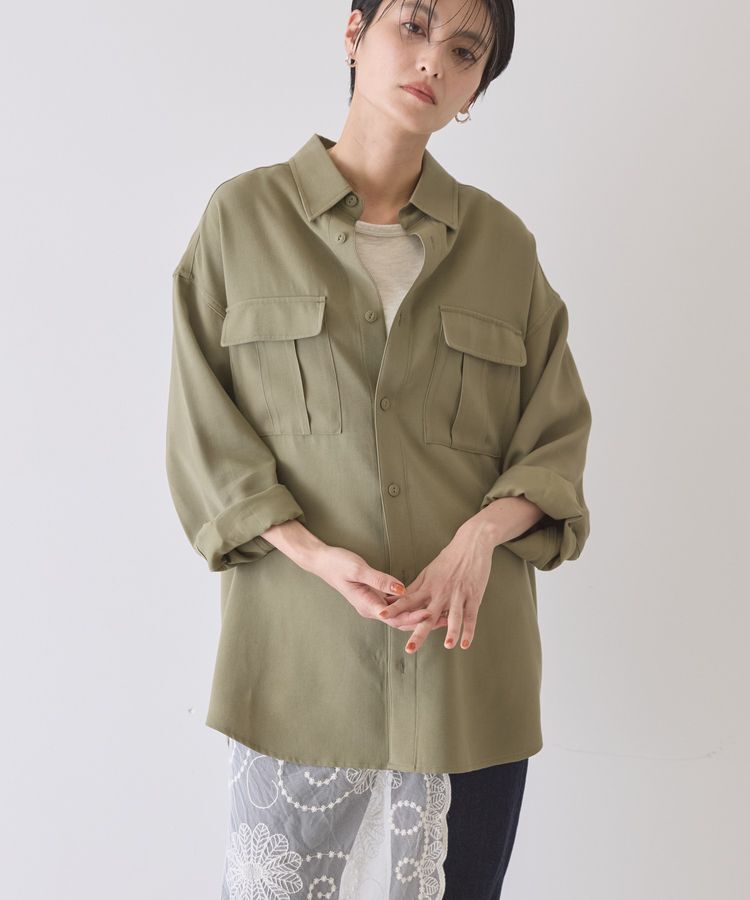 AMERICAN HOLIC「ミリタリーシャツ」|シャツ・ブラウス|Khaki