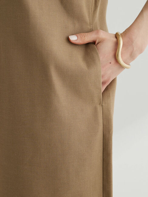  「綿麻混サロペット」|オールインワン|