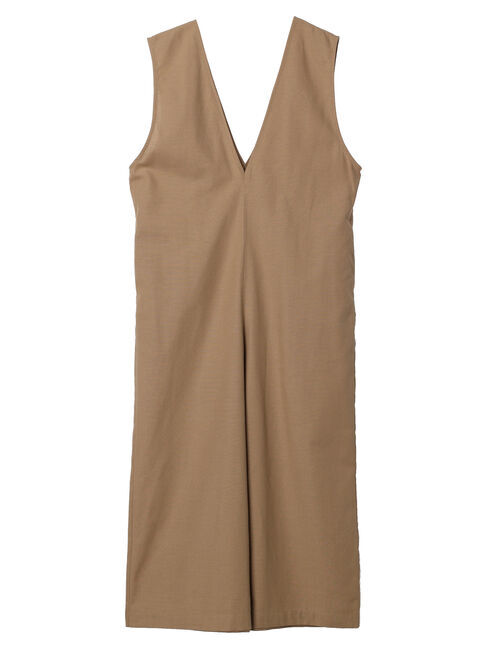  「綿麻混サロペット」|オールインワン|