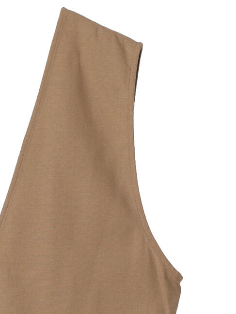  「綿麻混サロペット」|オールインワン|