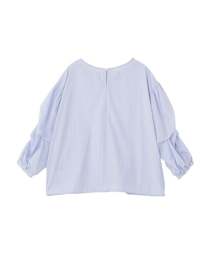 Green Parks「イージーケア袖タックブラウス」|シャツ・ブラウス|