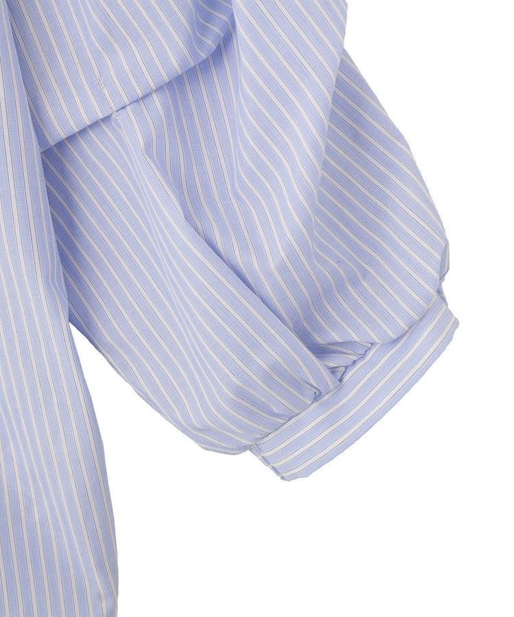 Green Parks「イージーケア袖タックブラウス」|シャツ・ブラウス|