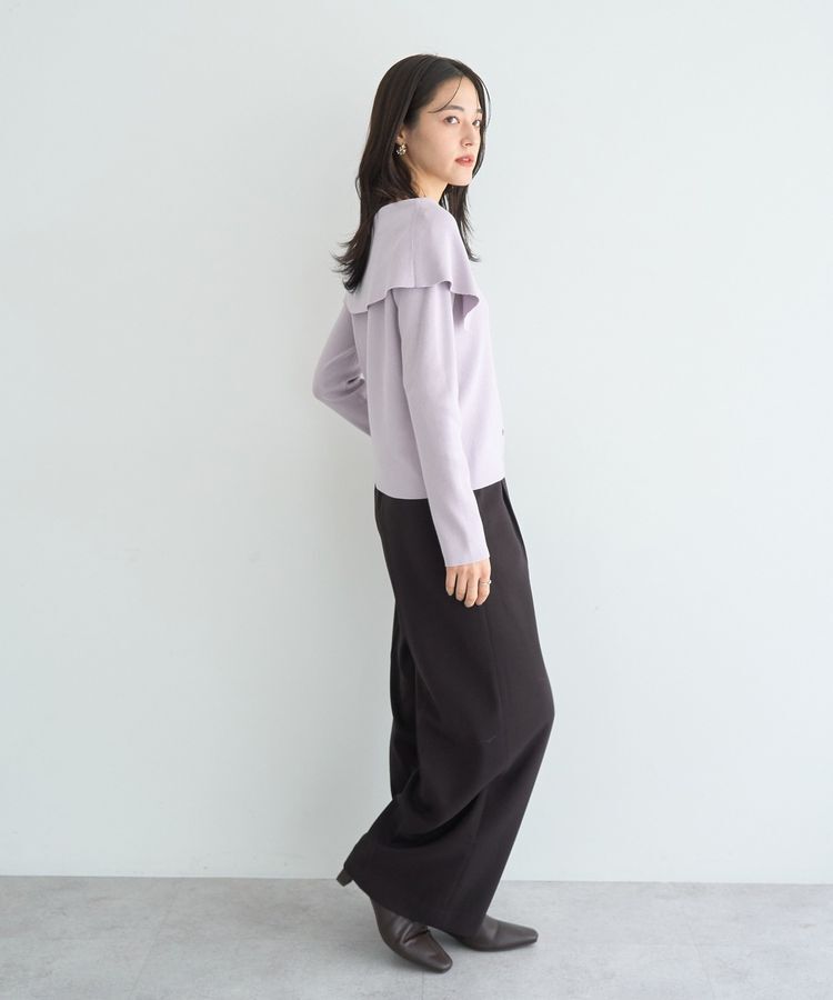 YECCA VECCA「2wayオフショルカラーカーディガン」|カーディガン|