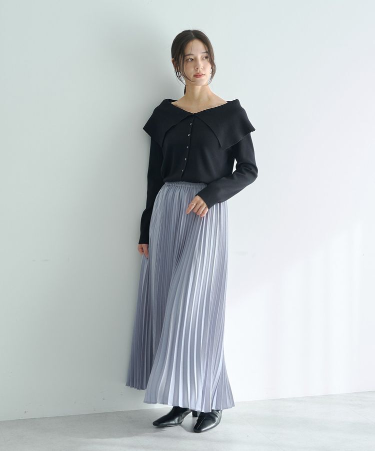 YECCA VECCA「2wayオフショルカラーカーディガン」|カーディガン|