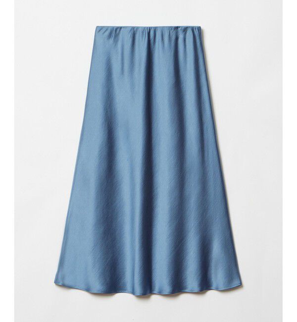 allureville「サテンバイヤスナロースカート」|スカート|