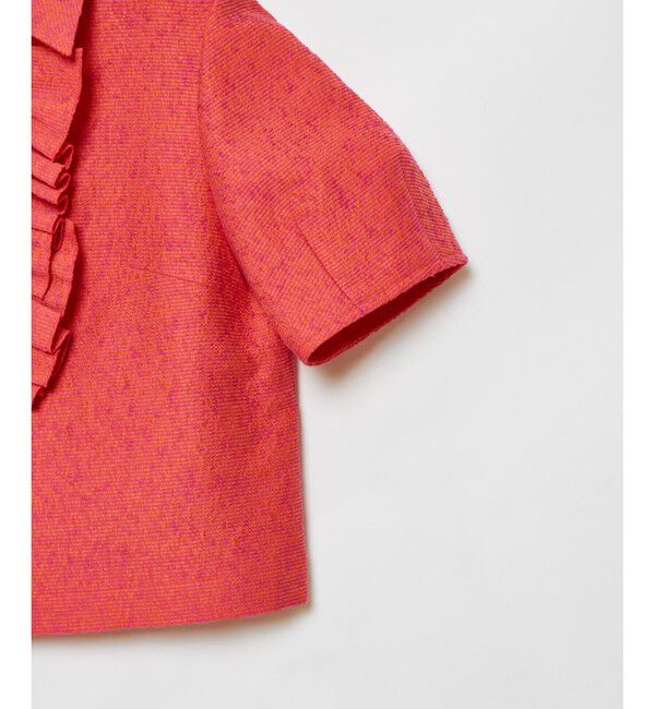 LOULOU WILLOUGHBY「【LOULOU WILLOUGHBY】グログランフリルブラウス」|シャツ・ブラウス|