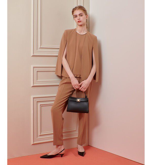 LOULOU WILLOUGHBY「◇ 【LOULOU WILLOUGHBY】リトルブラックケープジャケット」|ノーカラージャケット|