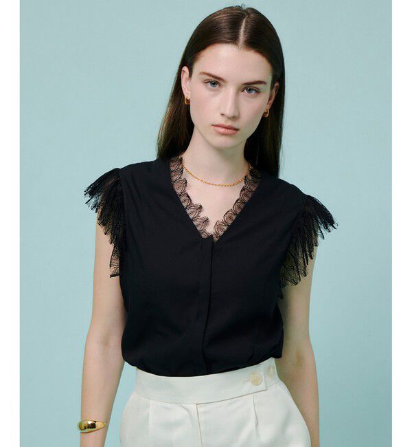 allureville「レースカラーブラウス」|シャツ・ブラウス|