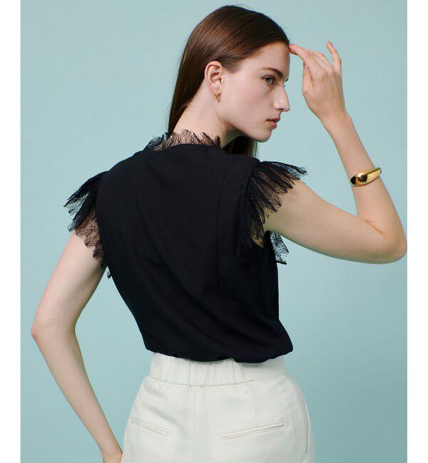 allureville「レースカラーブラウス」|シャツ・ブラウス|