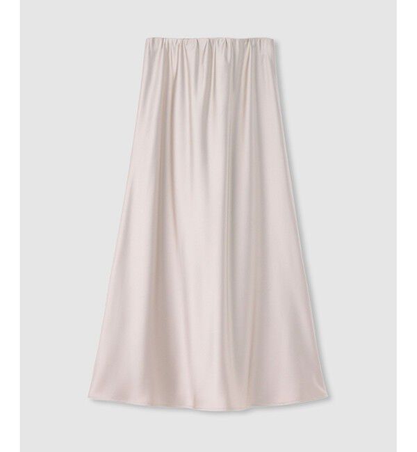 allureville「サテンバイヤスナロースカート」|スカート|