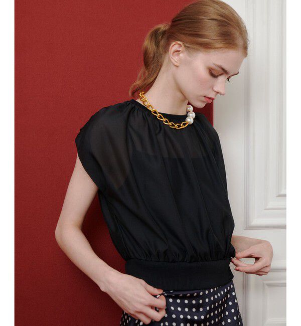 LOULOU WILLOUGHBY「【LOULOU WILLOUGHBY】キャミソールドッキングプルオーバー」|Tシャツ・カットソー|