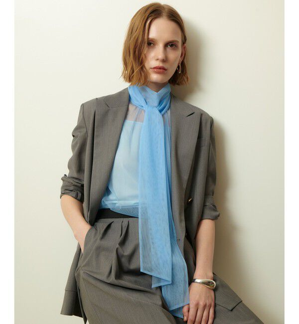 allureville「トリアセサイロピークドラペルジャケット」|テーラードジャケット|