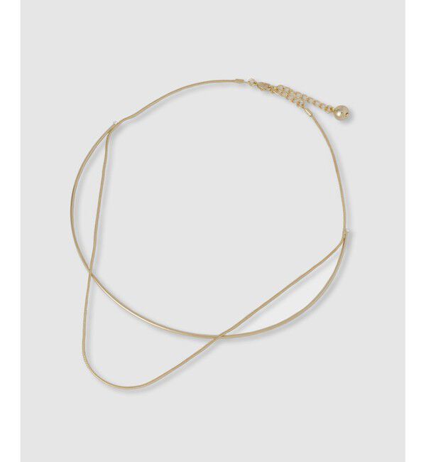 allureville「◇2連チョーカー」|ネックレス|ゴールド