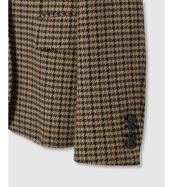 LOULOU WILLOUGHBY「【LOULOU WILLOUGHBY】ガンクラブチェックシングルジャケット」|テーラードジャケット|