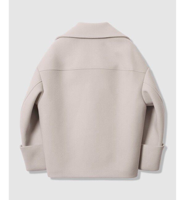 allureville「メルトンコクーンミドルコート」|ダッフルコート|