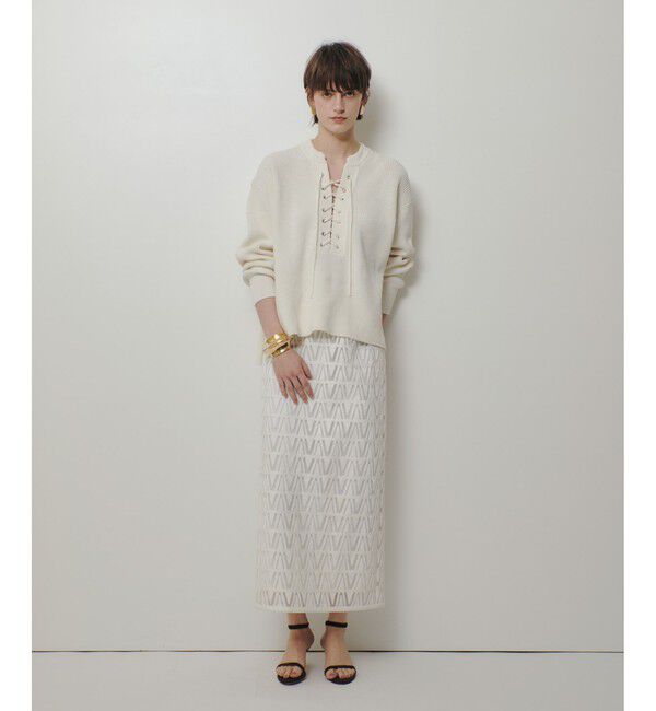 allureville「クロッシェ風レーススカート」|スカート|