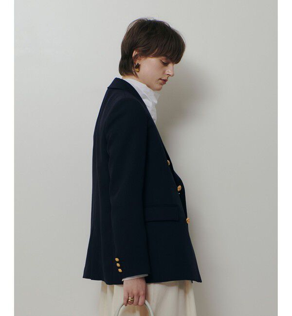 allureville「マットクロスダブルジャケット」|テーラードジャケット|