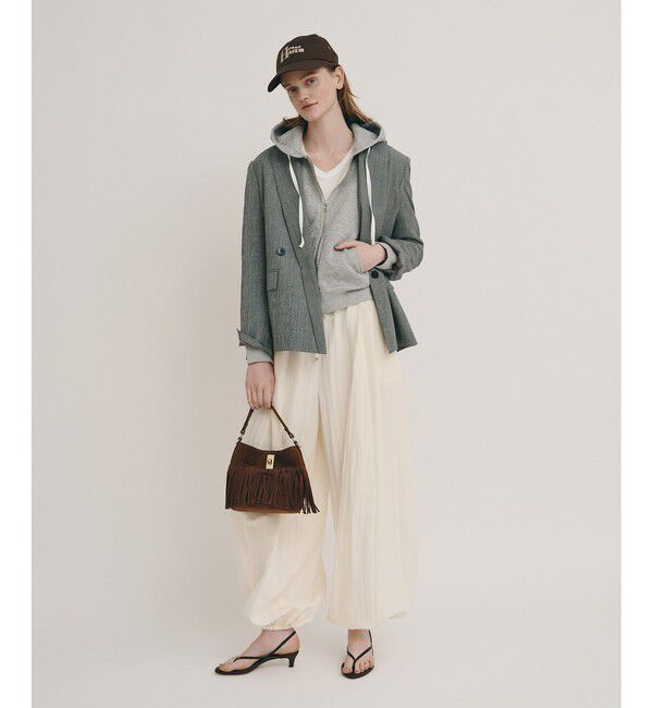 allureville「フィブリルポプリンバルーンパンツ」|チノ|