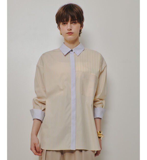 allureville「〈WEB・一部店舗別注〉クレイジーストライプシャツ」|シャツ・ブラウス|