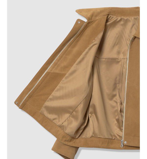 allureville「スウェードブルゾン」|ブルゾン・スタジャン|