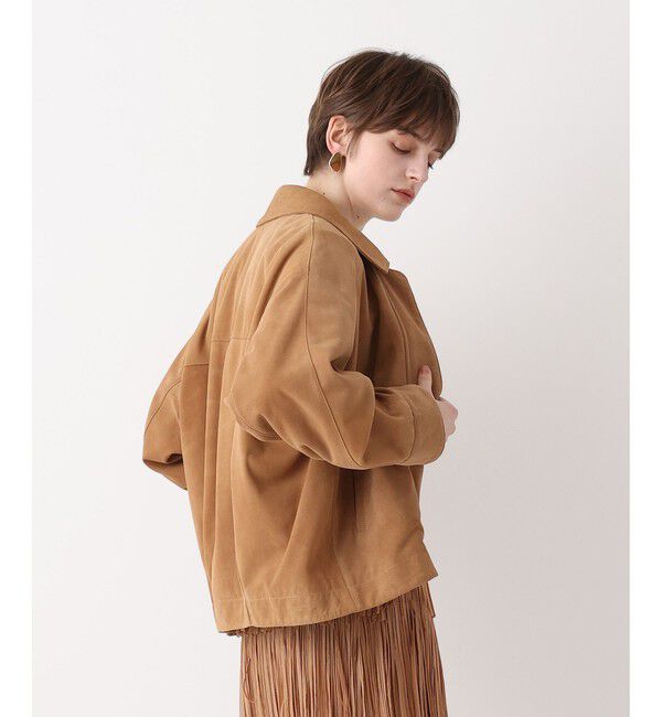 allureville「スウェードブルゾン」|ブルゾン・スタジャン|