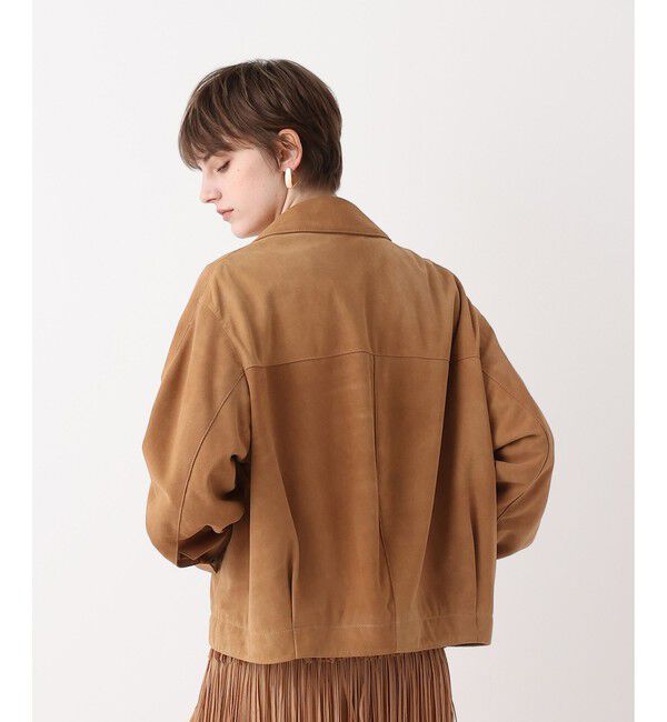 allureville「スウェードブルゾン」|ブルゾン・スタジャン|