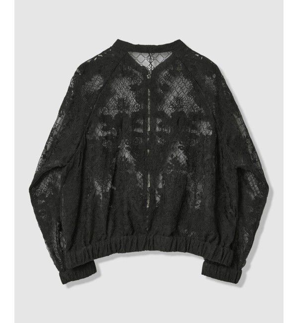 LOULOU WILLOUGHBY「【LOULOU WILLOUGHBY】オーガンレースブルゾン」|ブルゾン・スタジャン|