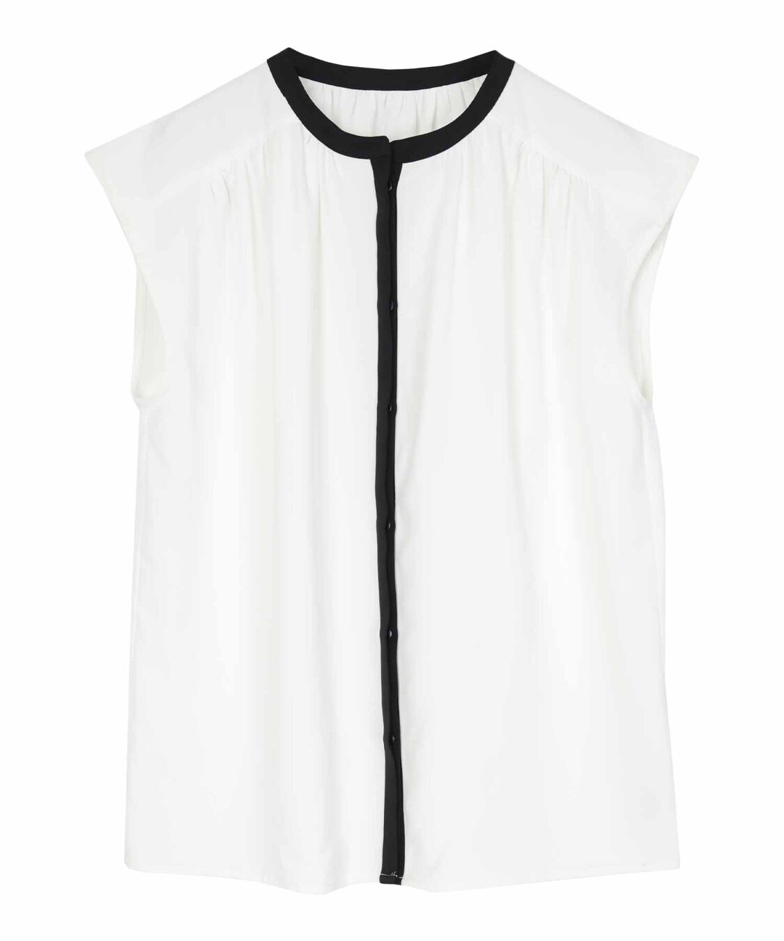 ur's「フレンチスリーブバンドカラーブラウス」|シャツ・ブラウス|