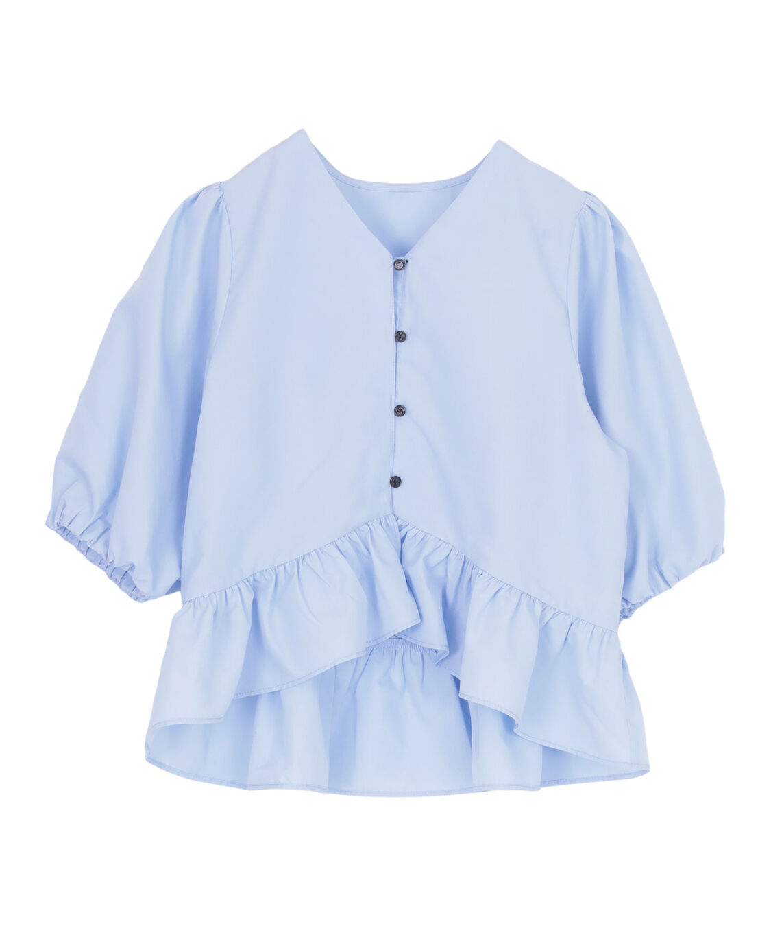 titivate「ペプラムギャザーパフスリーブブラウス」|シャツ・ブラウス|