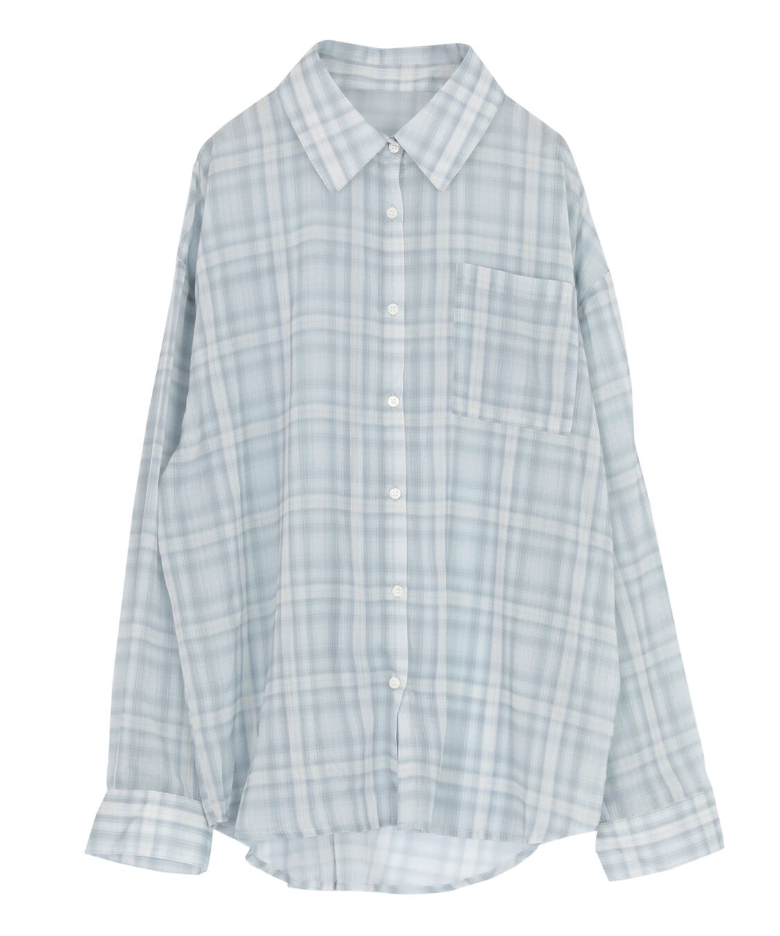 titivate「シアーチェックデザインシャツ」|シャツ・ブラウス|